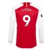 Arsenal Gabriel Jesus #9 Kopio Koti Pelipaita 2023-24 Pitkät Hihat